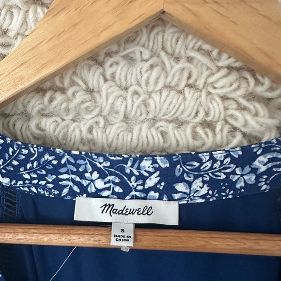 Madewell Tie-Waist Tiered Mini Dress - Picture 3 of 10